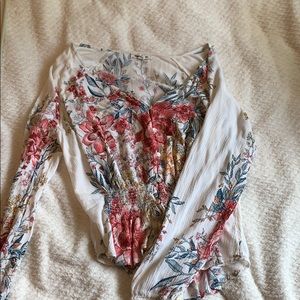 Long sleeve button up blouse